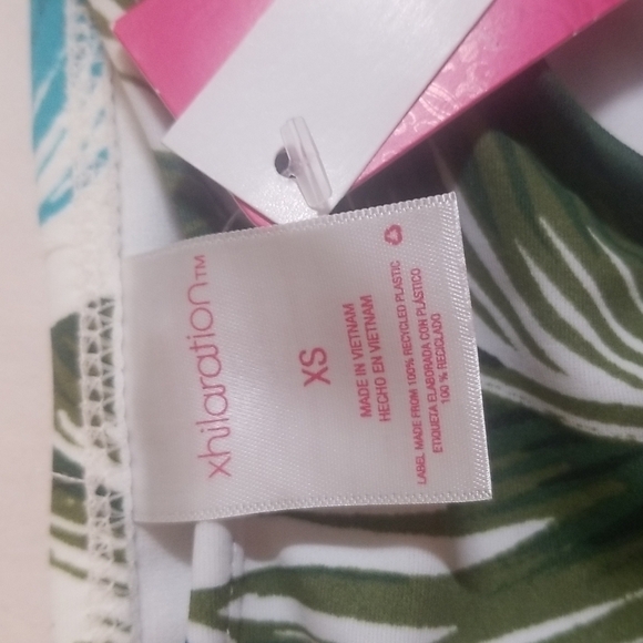 Xhilaration Bikini Bottoms Hipster Swim Palm Green - Picture 7 of 7